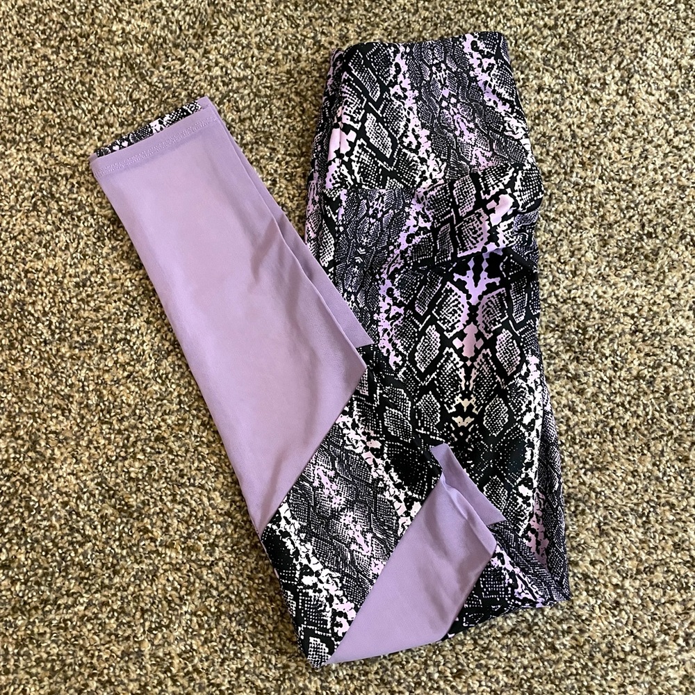 Ryderwear Scrunch Bum Snakeskin Leggings